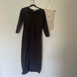 AYR Organic Cotton Maxi Sweater Dress